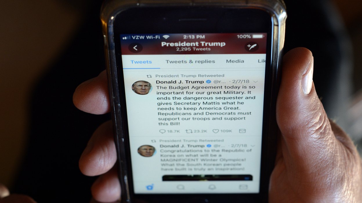 Trump claims his loss of Twitter followers proves anti-conservative bias